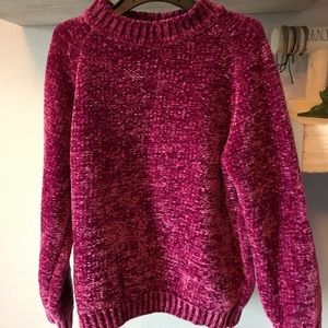 Zara super soft magenta girls fancy sweater size 9